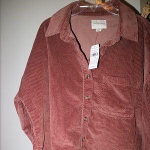 American Eagle Corduroy crop top